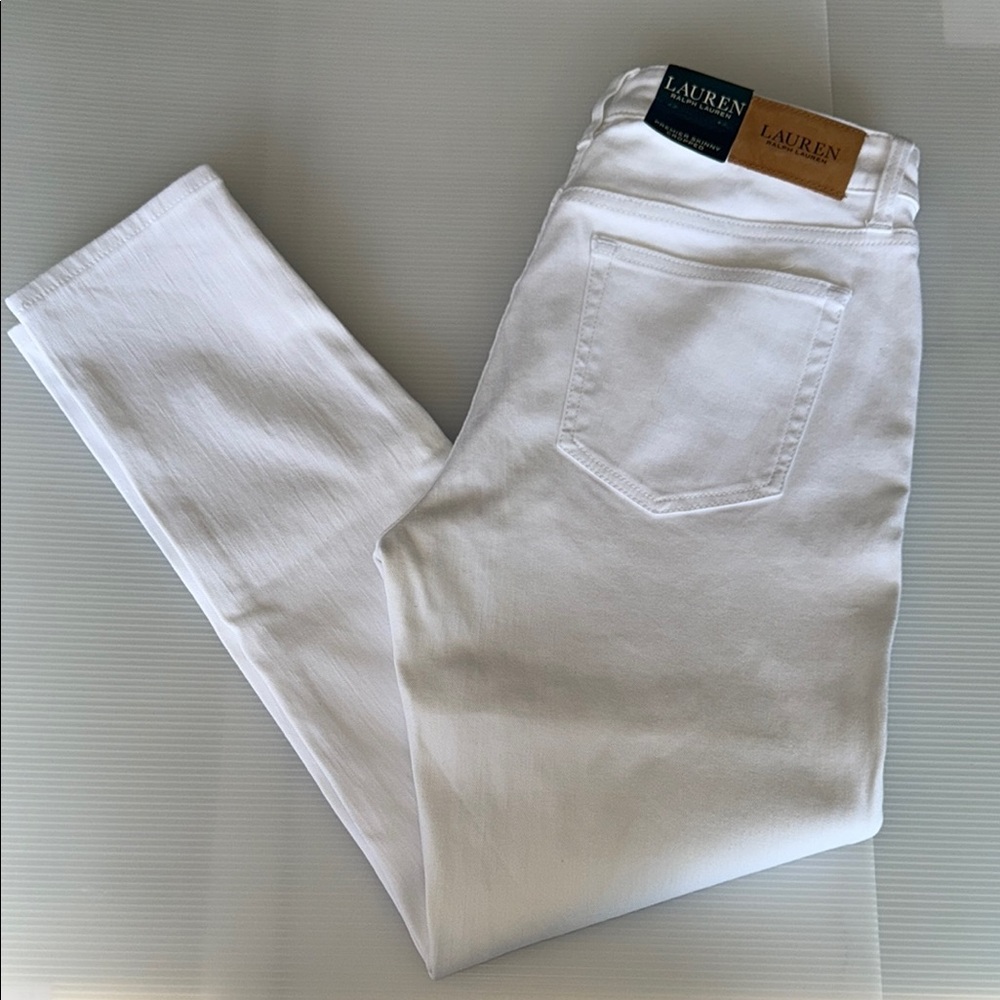 Polo by Ralph Lauren White Straight Leg Jeans